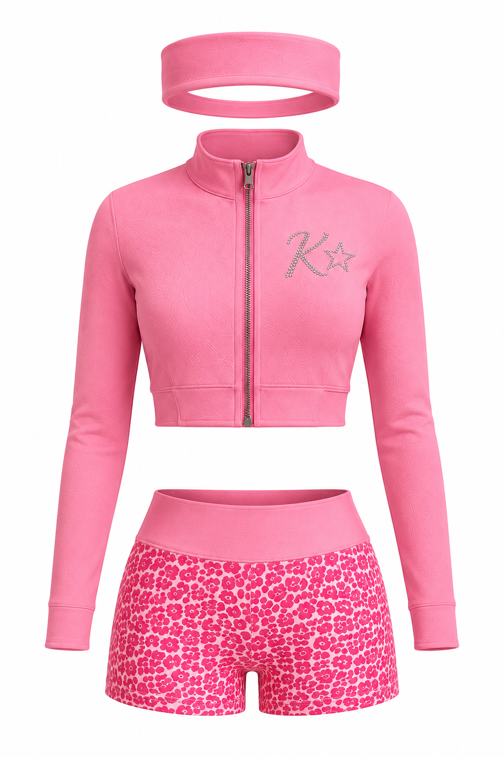 Kute Pink Leopard Set