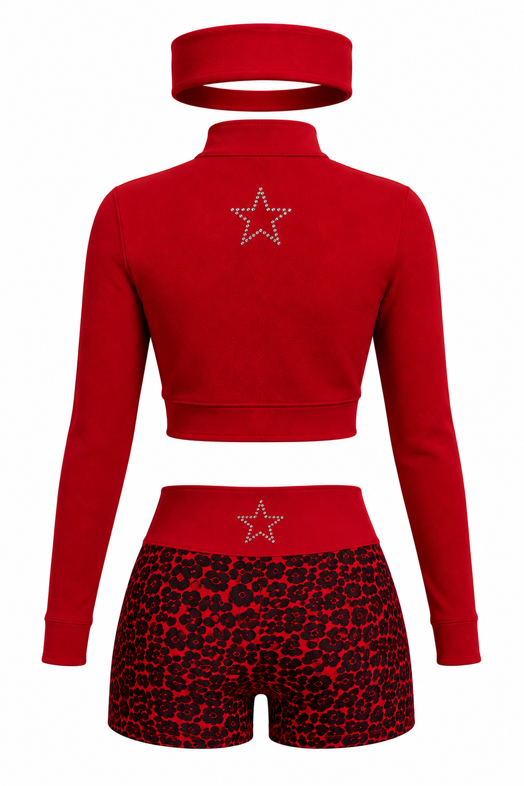 Kute Red Leopard Set